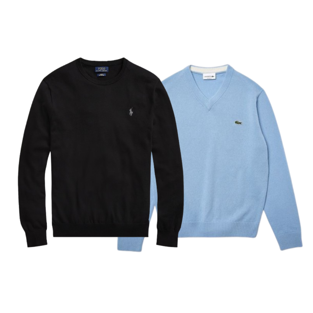 Mix 20x Pièces Pull Ralph Lauren/Lacoste Premium