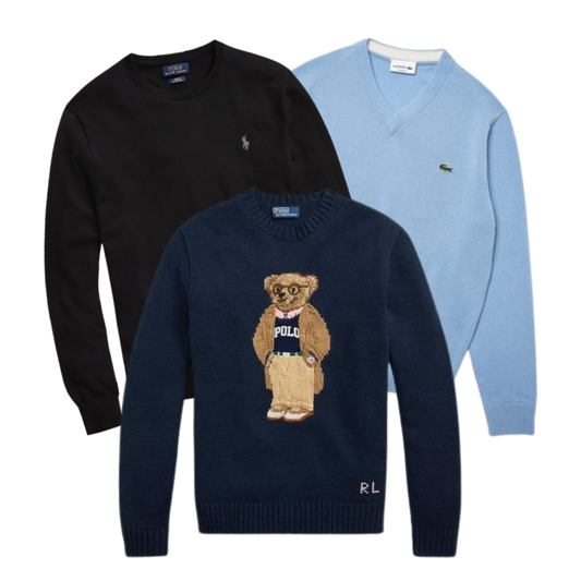 Mix 20x Pièces Pull Ralph Lauren/Lacoste Premium